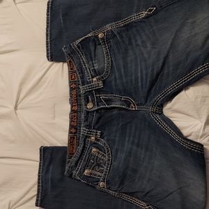 Rock Revival jeans- W 34 x L 30- Eddie Slim Straight